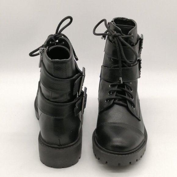 Jessica Simpson Black Combat Boots - Picture 3 of 11
